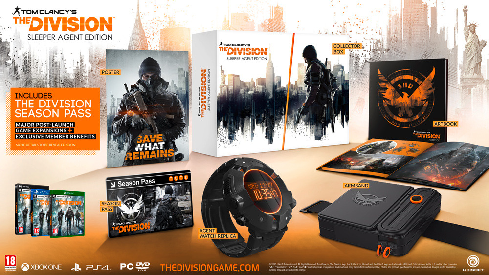 豪華特典付属『The Division』限定版がUplayに掲載―レプリカの時計や