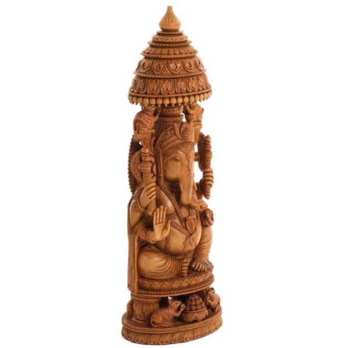 白檀ガネーシャ神像 | ガネーシャ神と開運グッズ