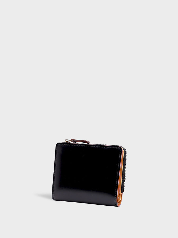 CORDOVAN L zip bi-fold wallet – GANZO Official Store