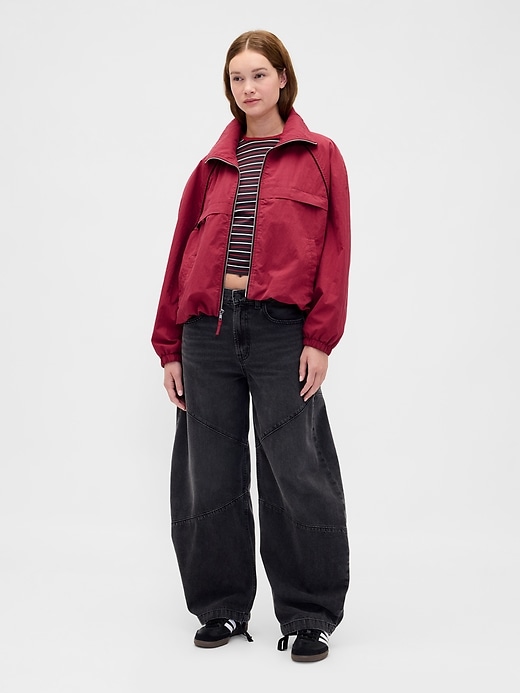 Stranger Things Flannel-Lined Track Jacket | Gap