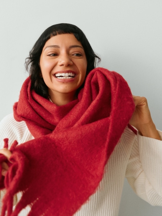 Brushed Fringe Scarf | Gap