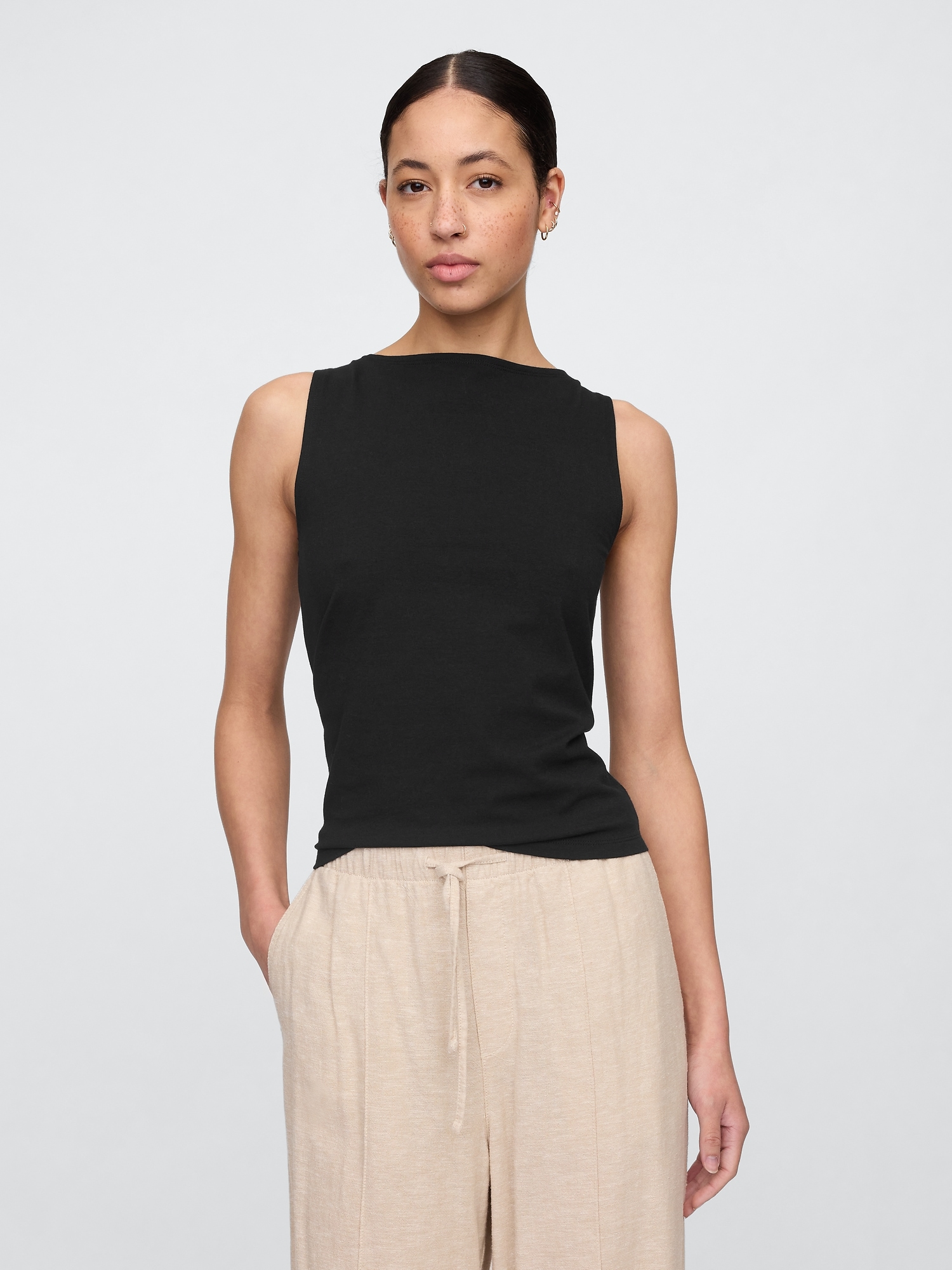 Boatneck Tank Top | Gap Factory