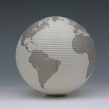 paper moon 05G スタンドランプ・Φ30cm｜内田繁｜照明のライティング