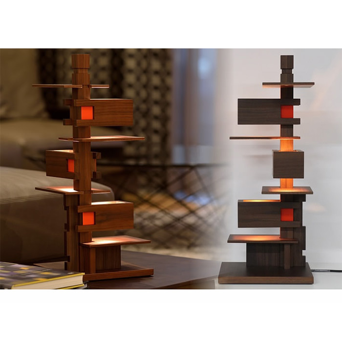 TALIESIN 4・ウォールナット | フランク・ロイド・ライト｜照明の