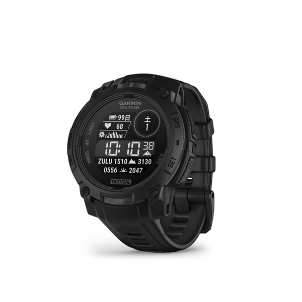 Instinct 3 Dual Power Tactical | スマートウォッチ | Garmin 日本