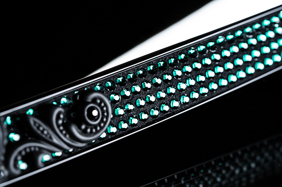 D.A.D ミラー タイプ エグゼ マットブラック クラウン【HF109