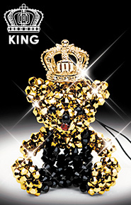 クリスタル ベア チャーム ＆ イニシャル チャーム / ファッション