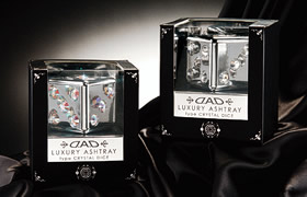ラグジュアリーアシュトレイ タイプ クリスタルダイス / インテリア