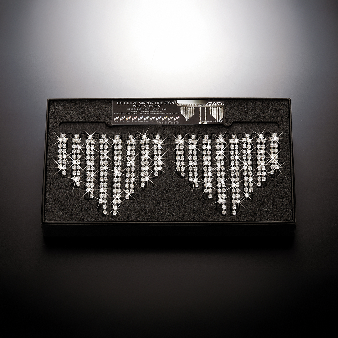 エグゼクティブミラーラインストーン ワイドバージョン【SA007