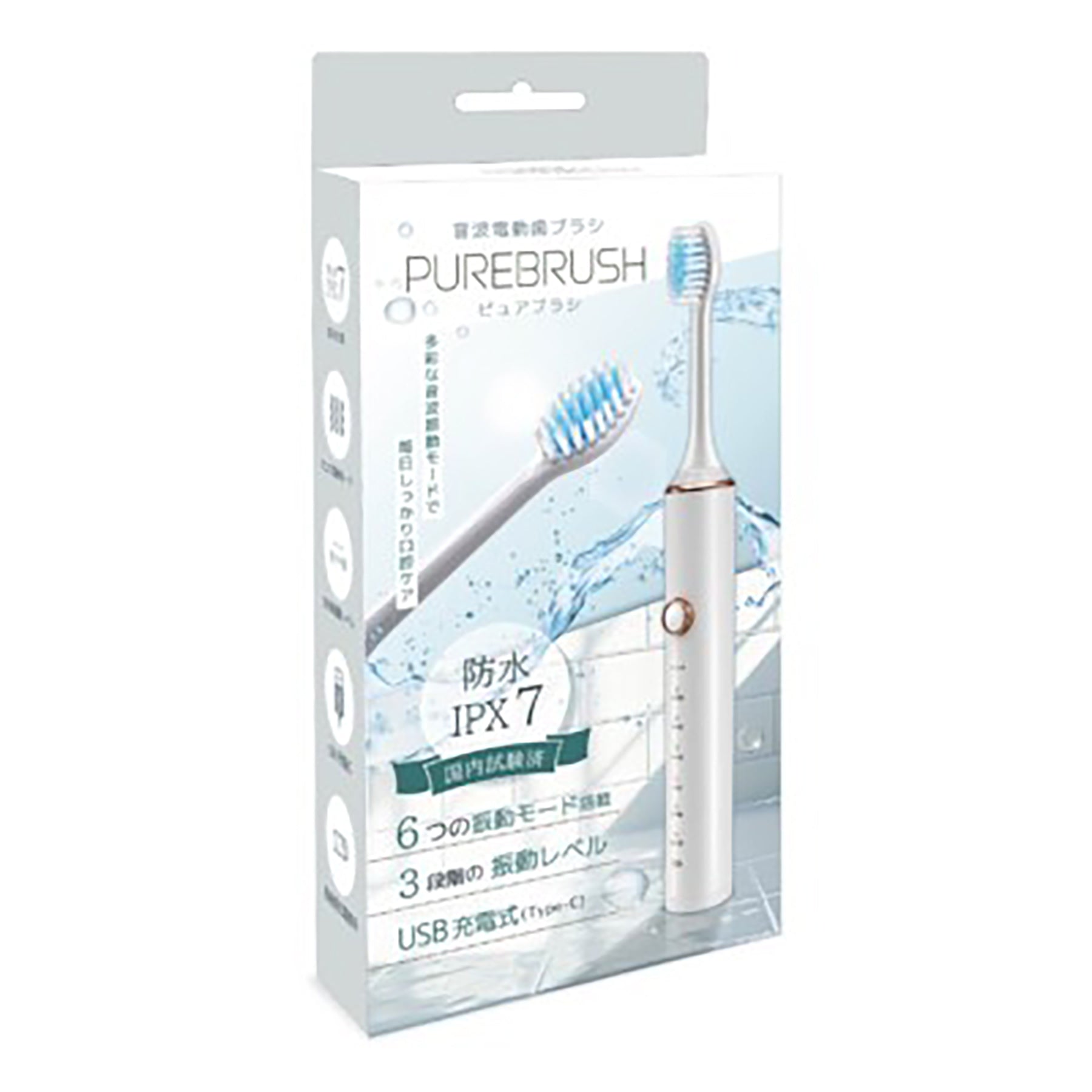 音波電動歯ブラシ ピュアブラシ白 – GREEN CROSS-select 工事現場の