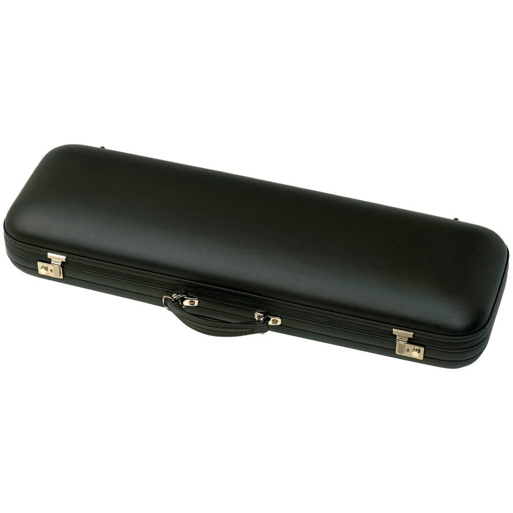 GEWA Violin Case, Jaeger Prestige Leather, Oblong, 4/4, Black Calf