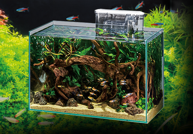 GEX アクアリスタ 水槽 グラステリア TS450D Ga Glassterior TS 450D