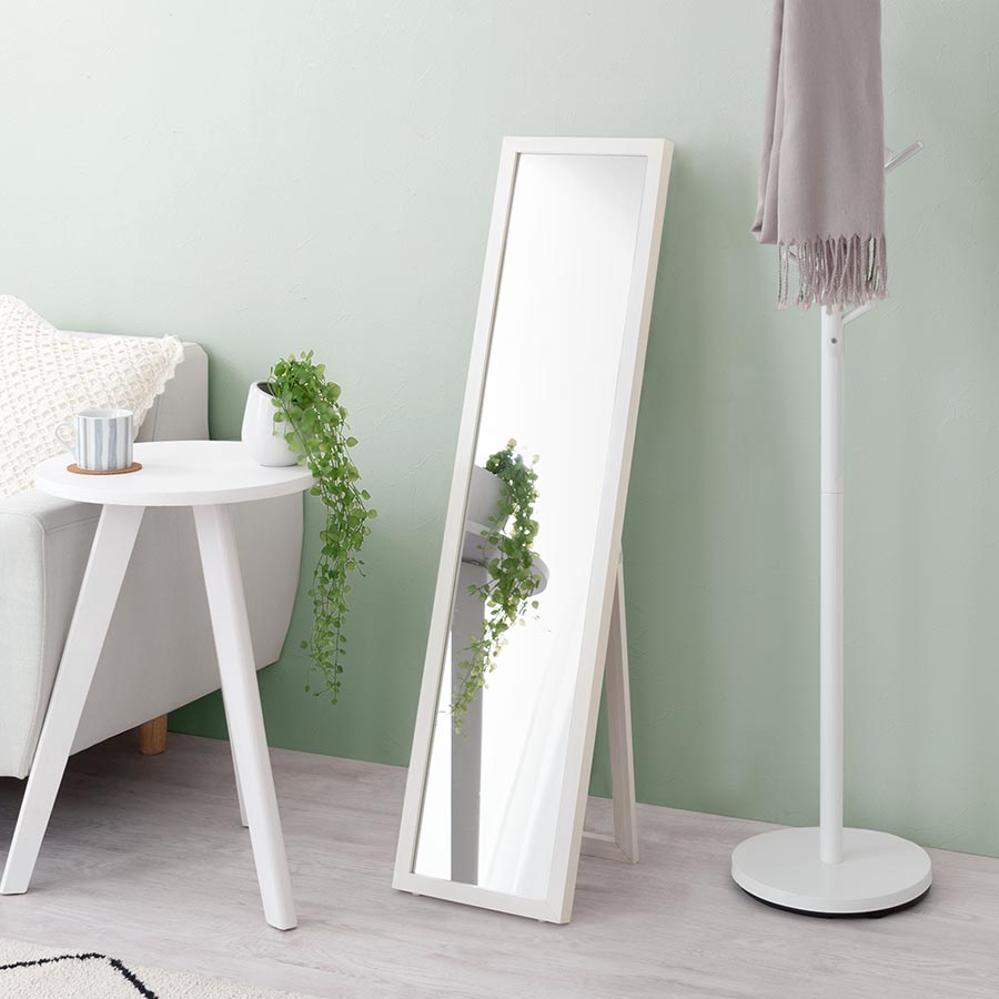 スタンドミラー 幅27cm ミラー ドレッサー おしゃれ ぼん家具