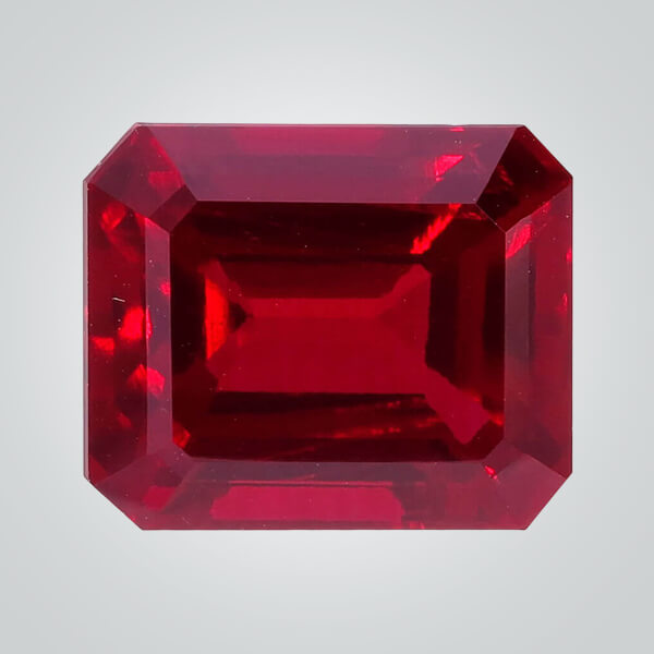 Lab Created Hydrothermal Ruby, Emerald - Cubic Zirconia (CZ
