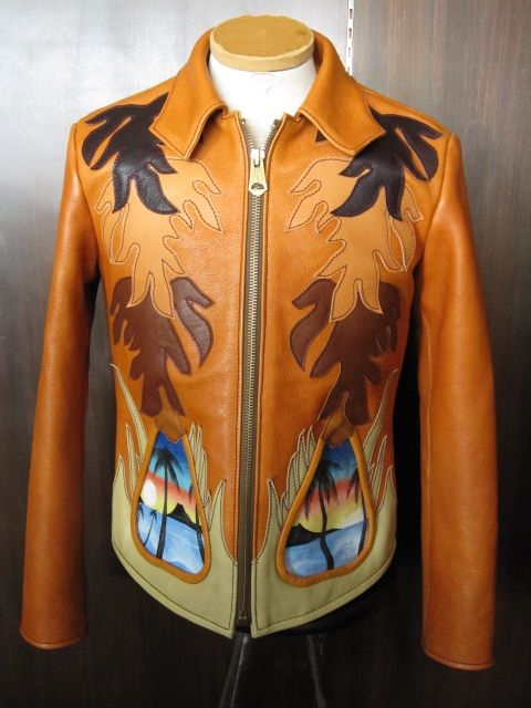 JELADO LEATHER JACKET “PAPAYA” CAMEL GENCO CLOTHING｜岐阜県本巣郡