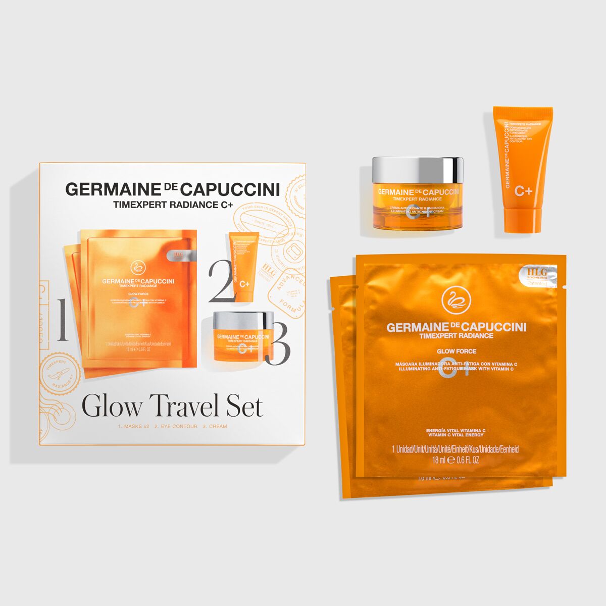 Illuminating Facial Set - Glow Travel Set | Germaine de Capuccini