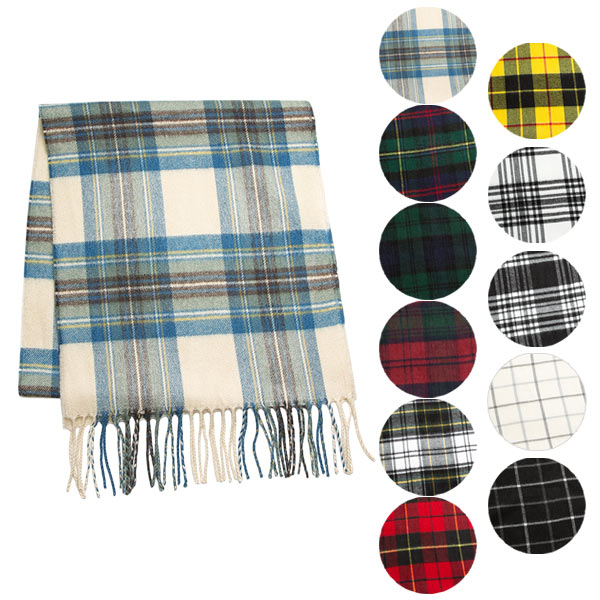 日本製アクリルマフラー（チェック柄）｜118806｜商品詳細｜ノベルティ