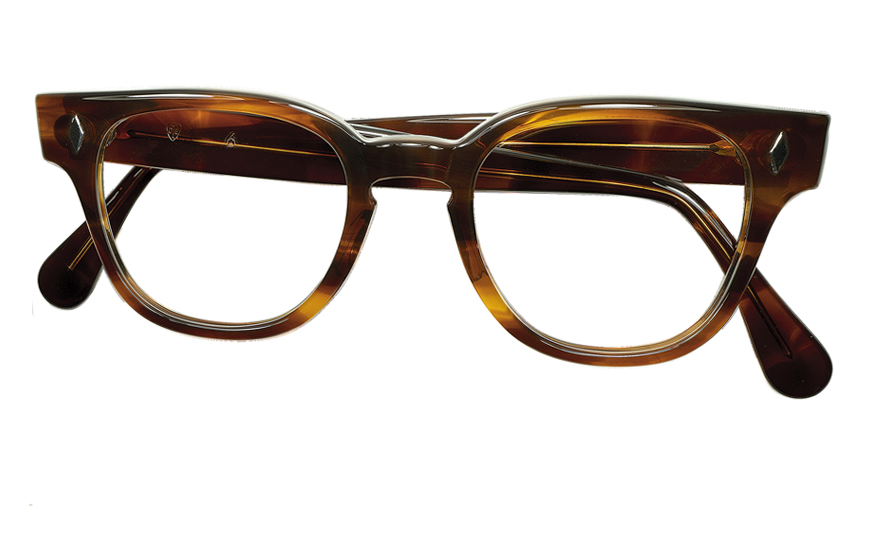 GIG LAMPS 1950s-1960s TART OPTICAL BRYAN AMBER -DIAMOND HINGE