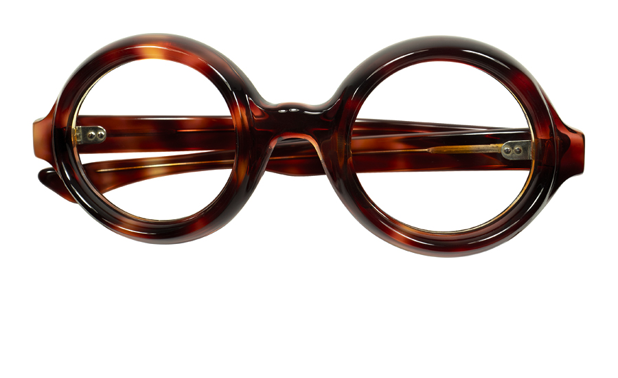 GIG LAMPS 1960s FRAME FRANCE 7mm THICK SPHERICAL CUT PERFECT ROUND