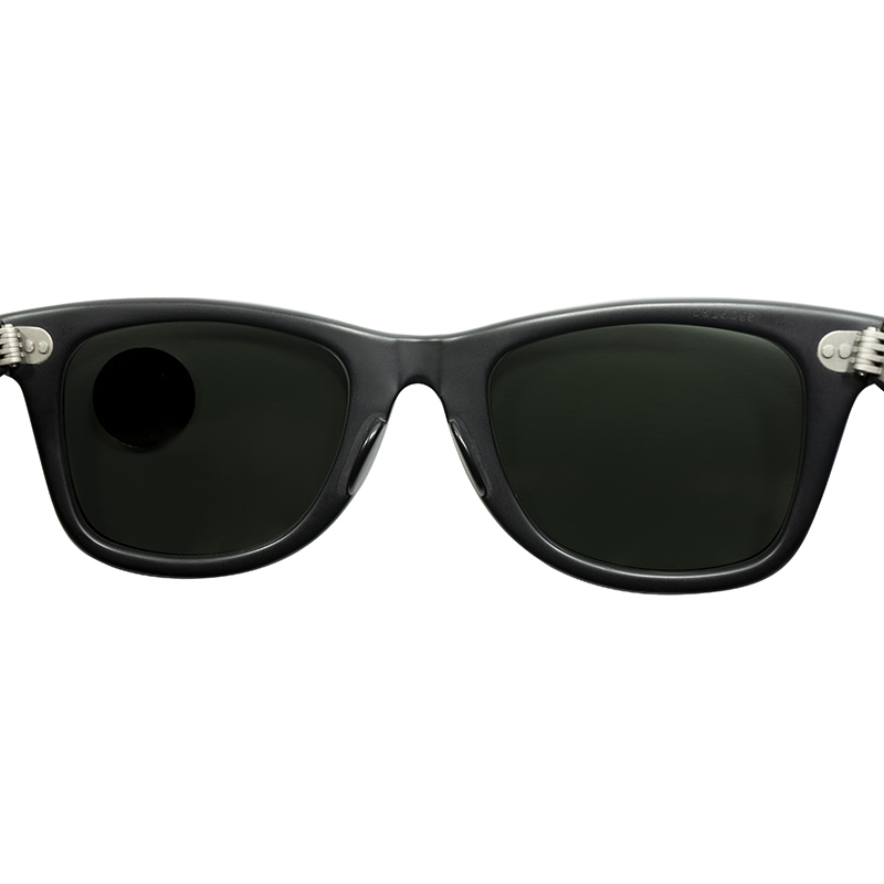 GIG LAMPS 1970s-1980s B&L RAYBAN WAYFARER 1 MATTE BLACK size50/22