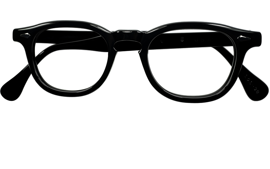 GIG LAMPS 1950s-1960s TART OPTICAL ARNEL BLACK size46/20 MADE IN