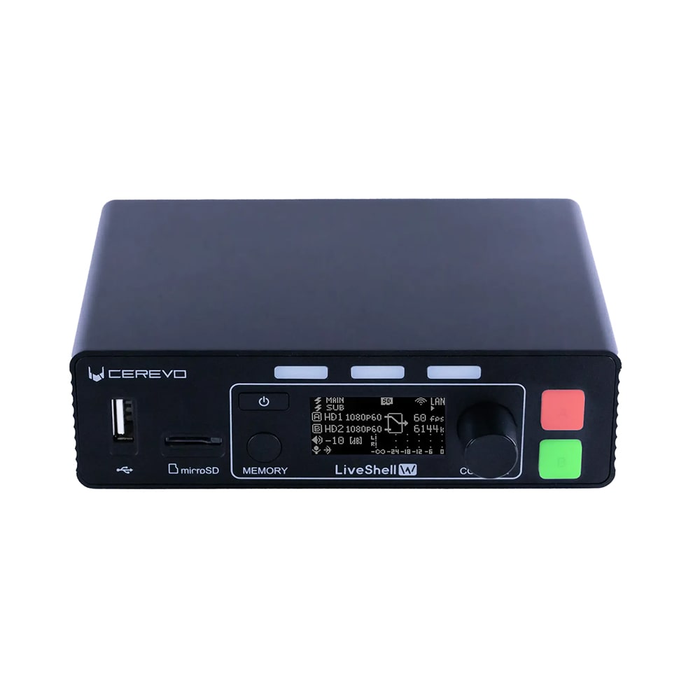 CEREVO(セレボ) LiveShell W CDP-LS05A(LiveShell W): モニター