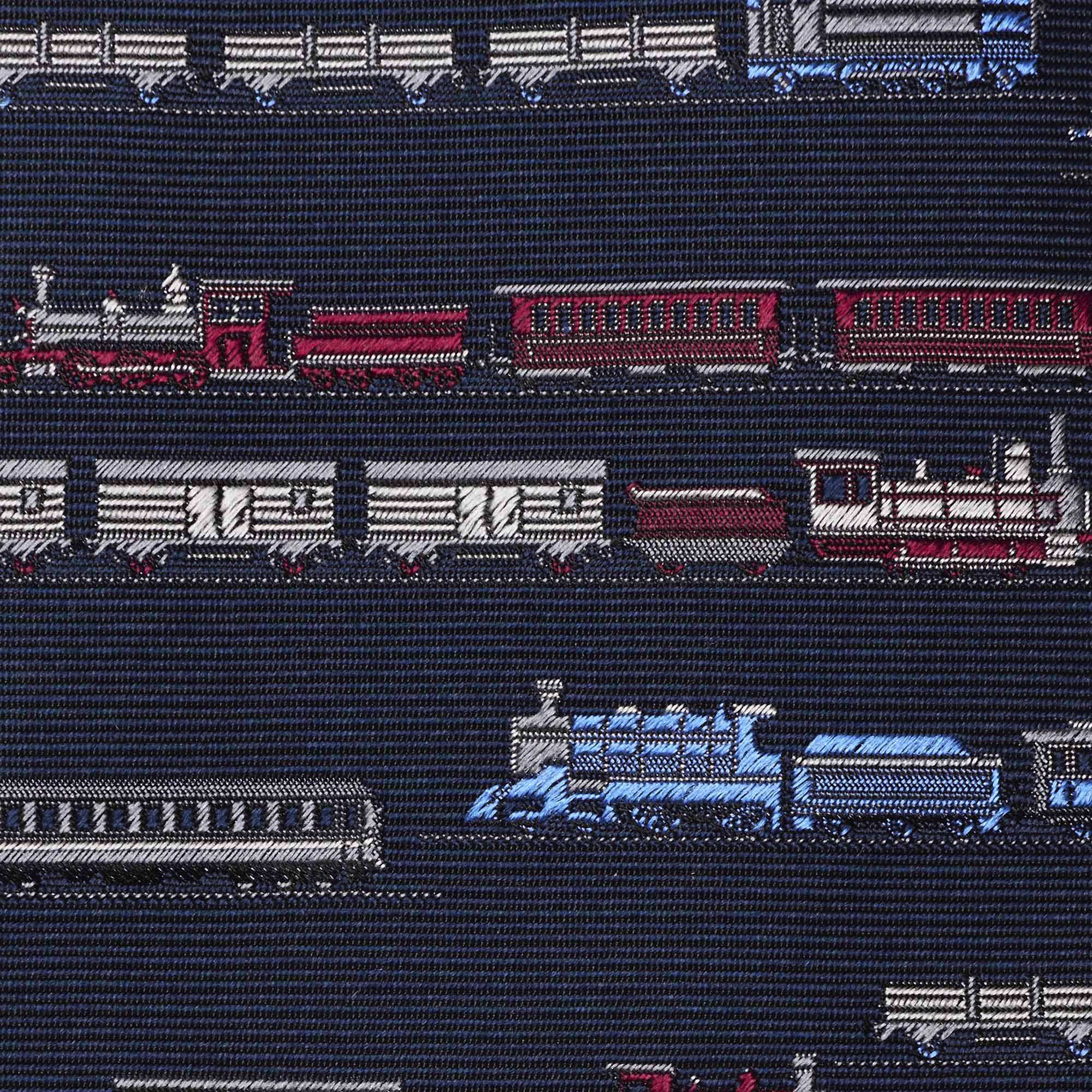 機関車レトロ(ネイビー): ネクタイ | 銀座田屋