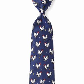 虎穴虎子(ネイビー): ネクタイ | 銀座田屋