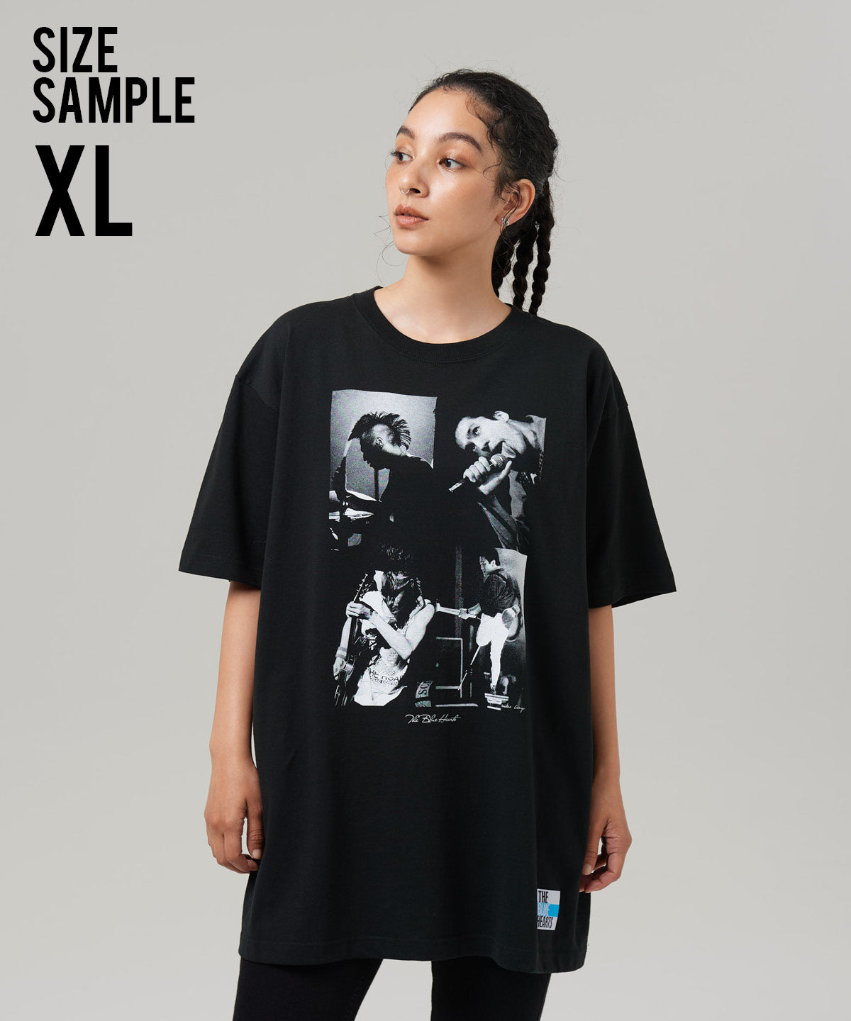 GB0325/BH02 : THE BLUE HEARTS Collage T-Shirt / ザ・ブルーハーツ
