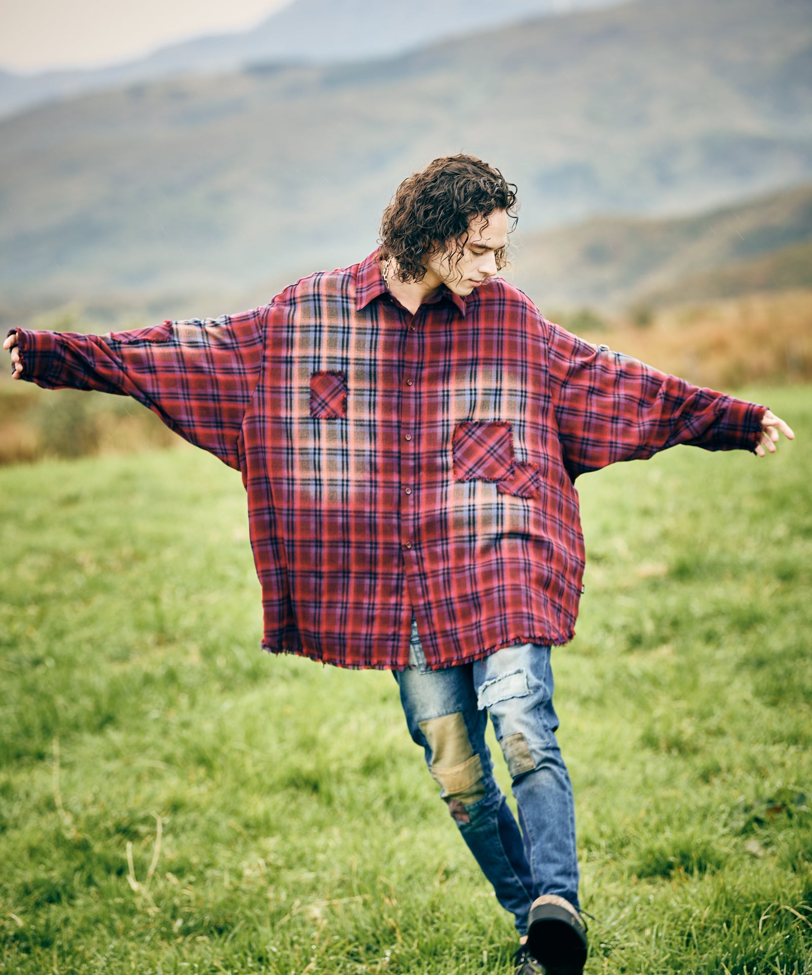 GB0126/SH03 : 4XL Flannel Shirt / 4XLフランネルシャツ | glamb
