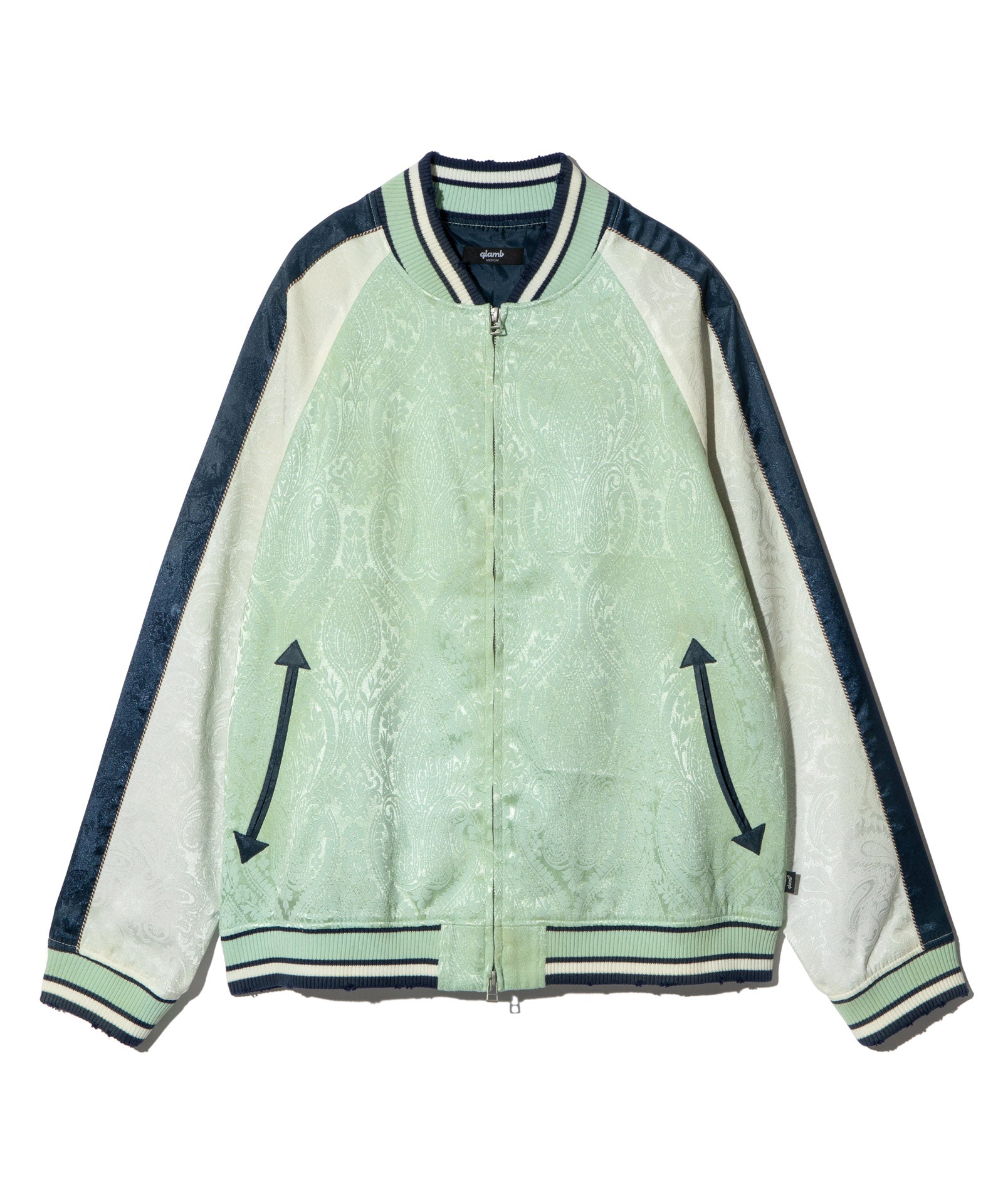 GB0125/JKT06 : Aging Paisley Ska Jumper / エイジングペイズリースカ