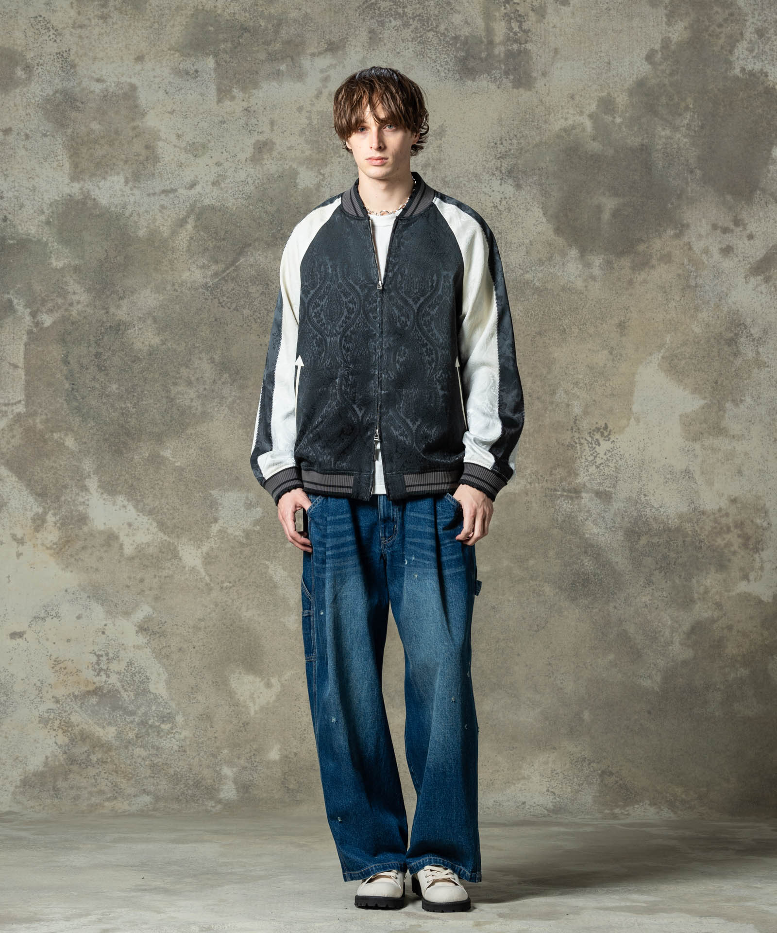 GB0125/JKT06 : Aging Paisley Ska Jumper / エイジングペイズリースカ