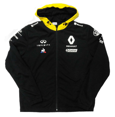 2018 ルノー チーム支給品 レインジャケット サイズXL ユーズド