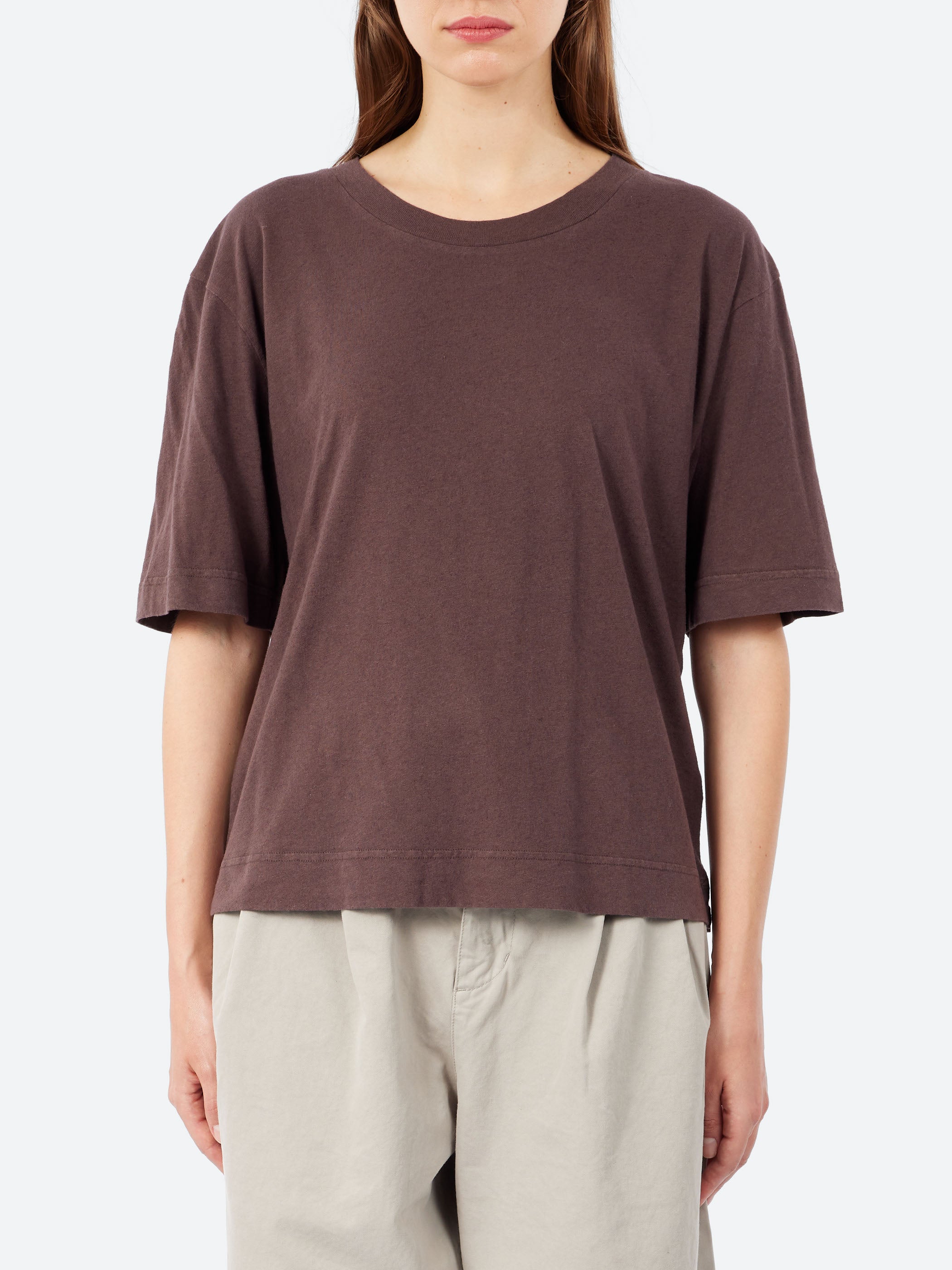 Margaret Howell - MHL Simple T-Shirt in Grape – gravitypope