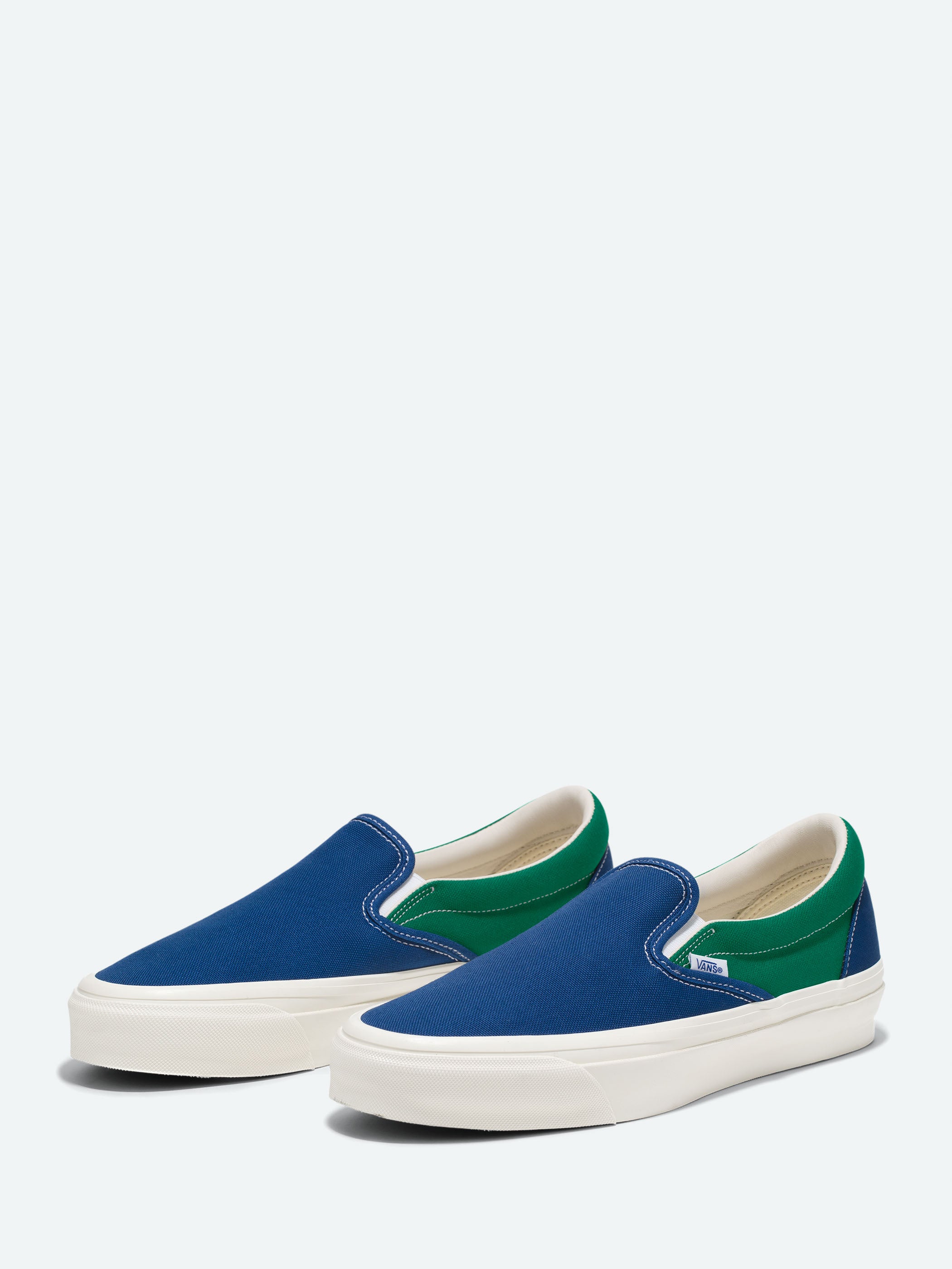 Vans - Slip-On Reissue 98 LX in Blue and Green – gravitypope