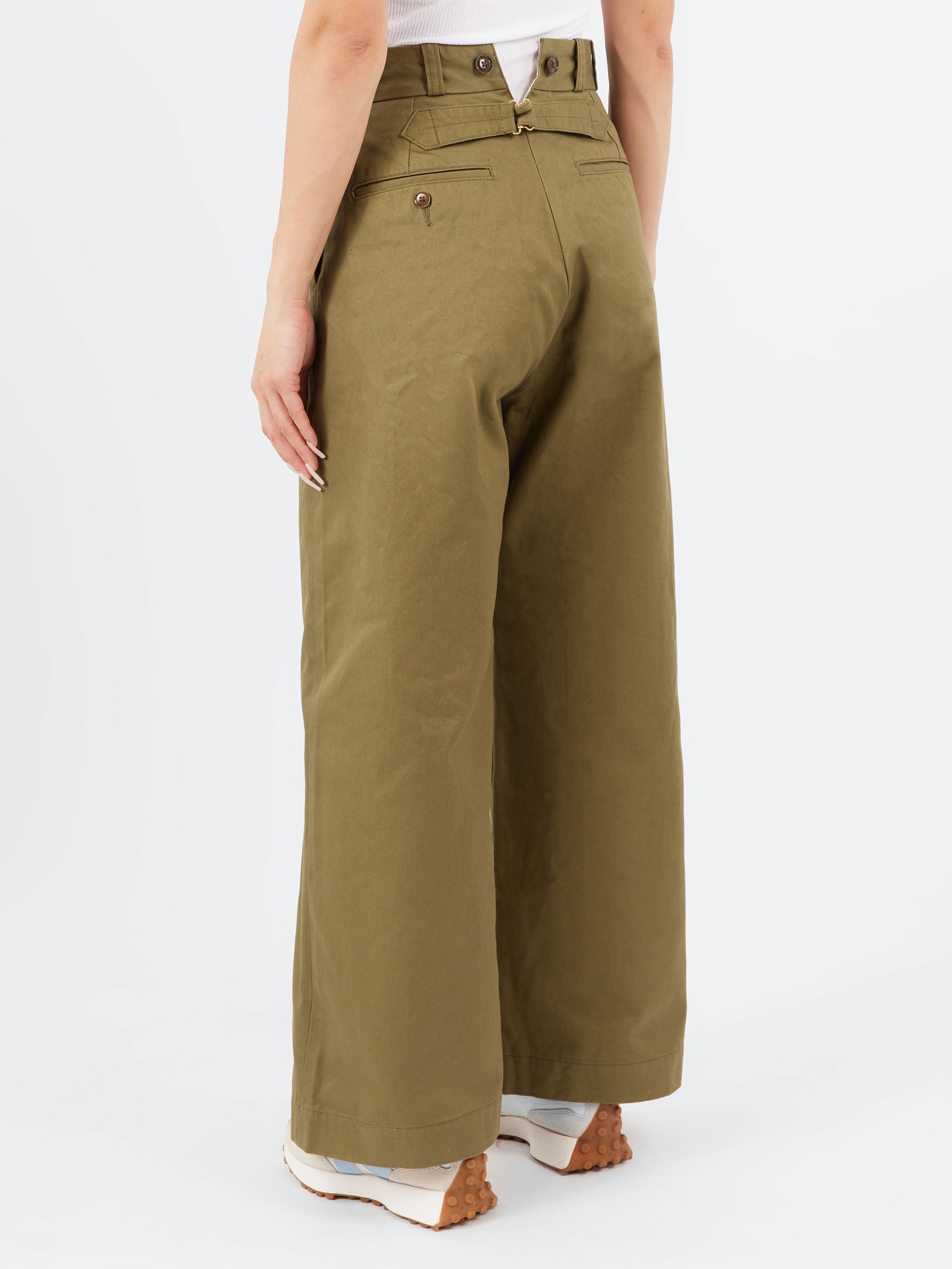 Nigel Cabourn - Wide Chino Pant in Green – gravitypope