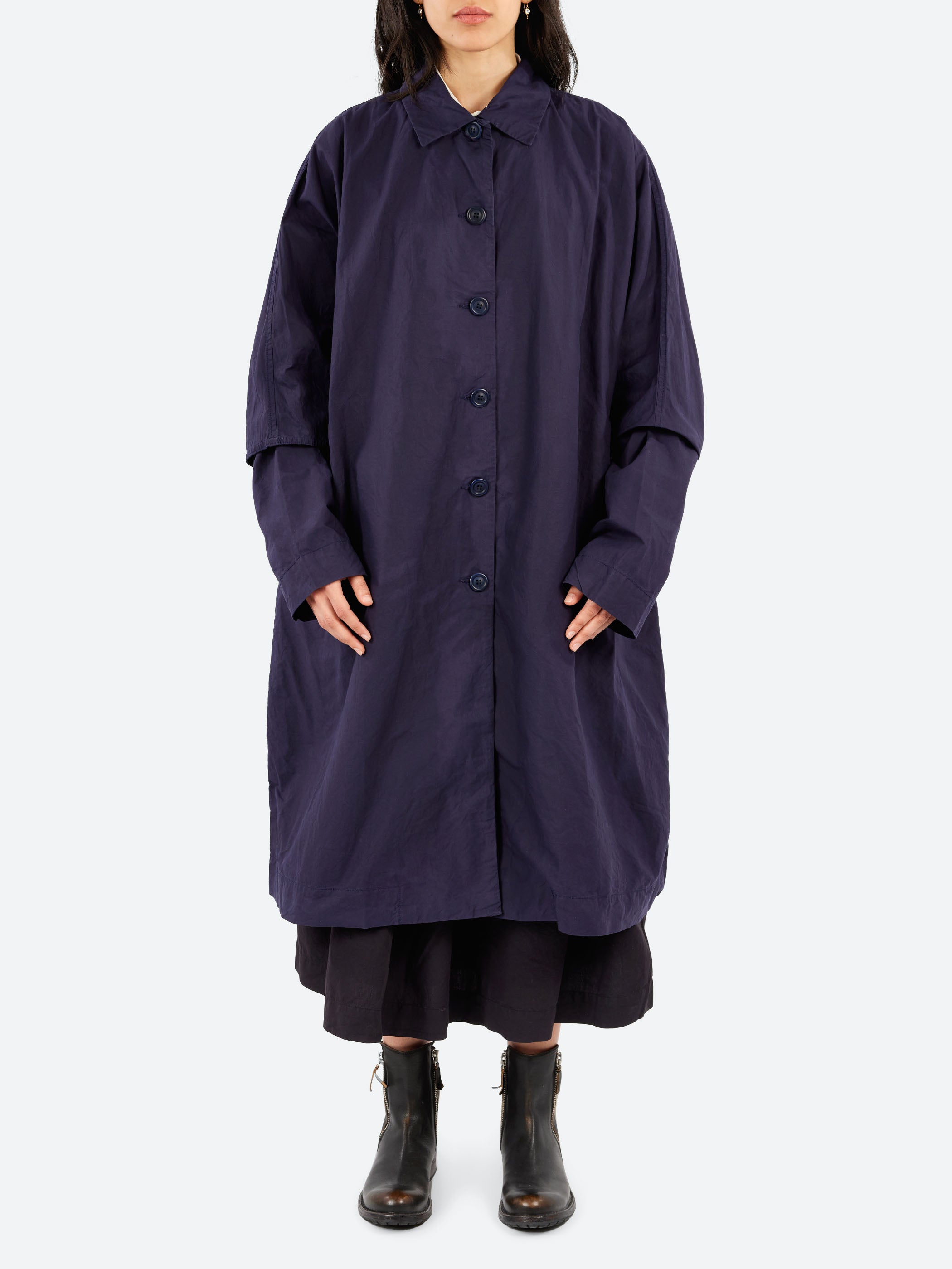 Casey Casey - 2 Pcs Coat in Navy – gravitypope