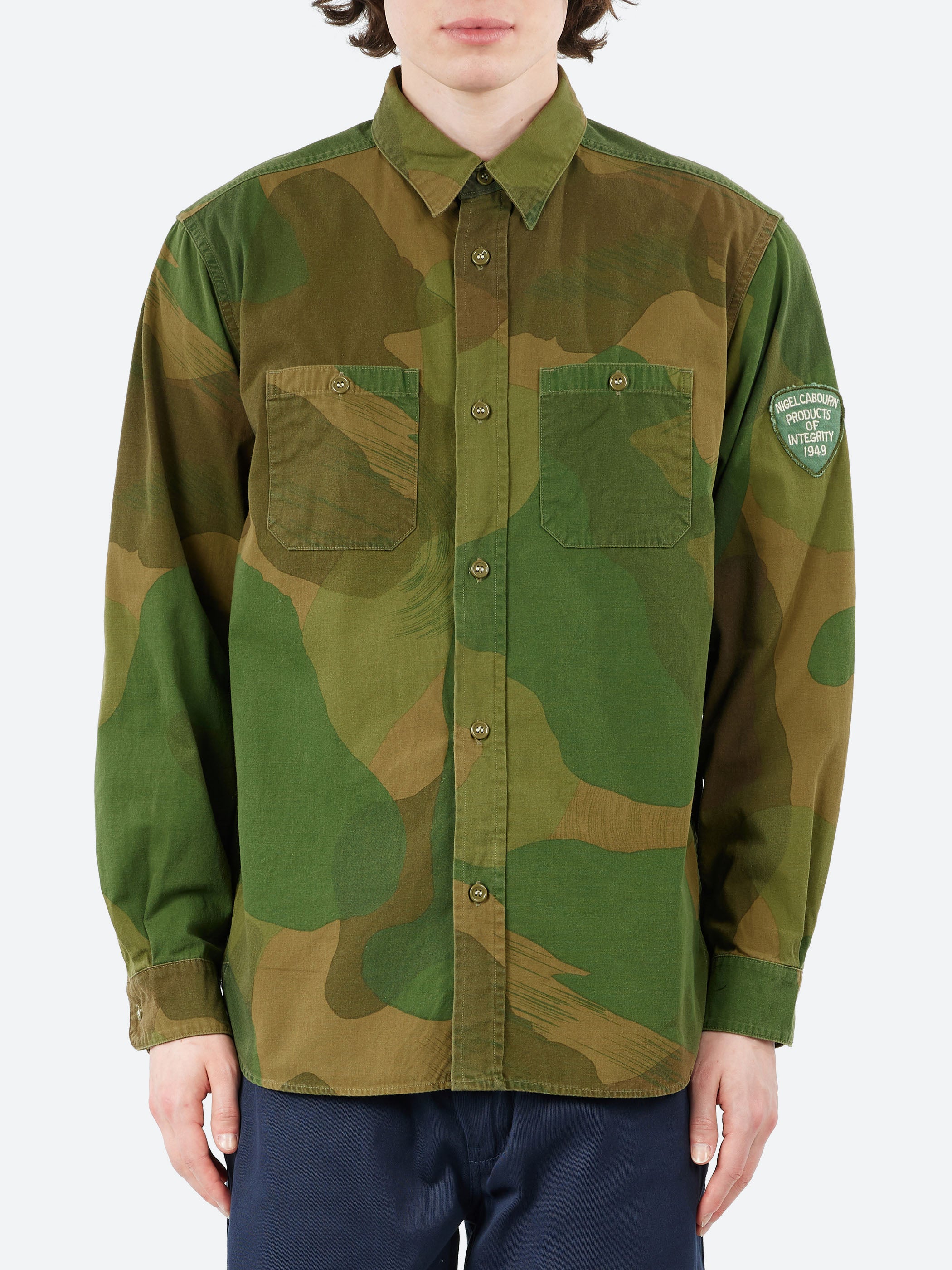 Nigel Cabourn - Utility Shirt in Green – gravitypope