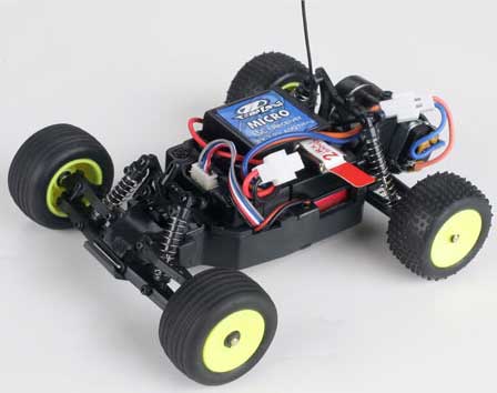 TMLB0230T2 - 1/36 Micro-T Stadium Truck RTR Blue By TEAM LOSI