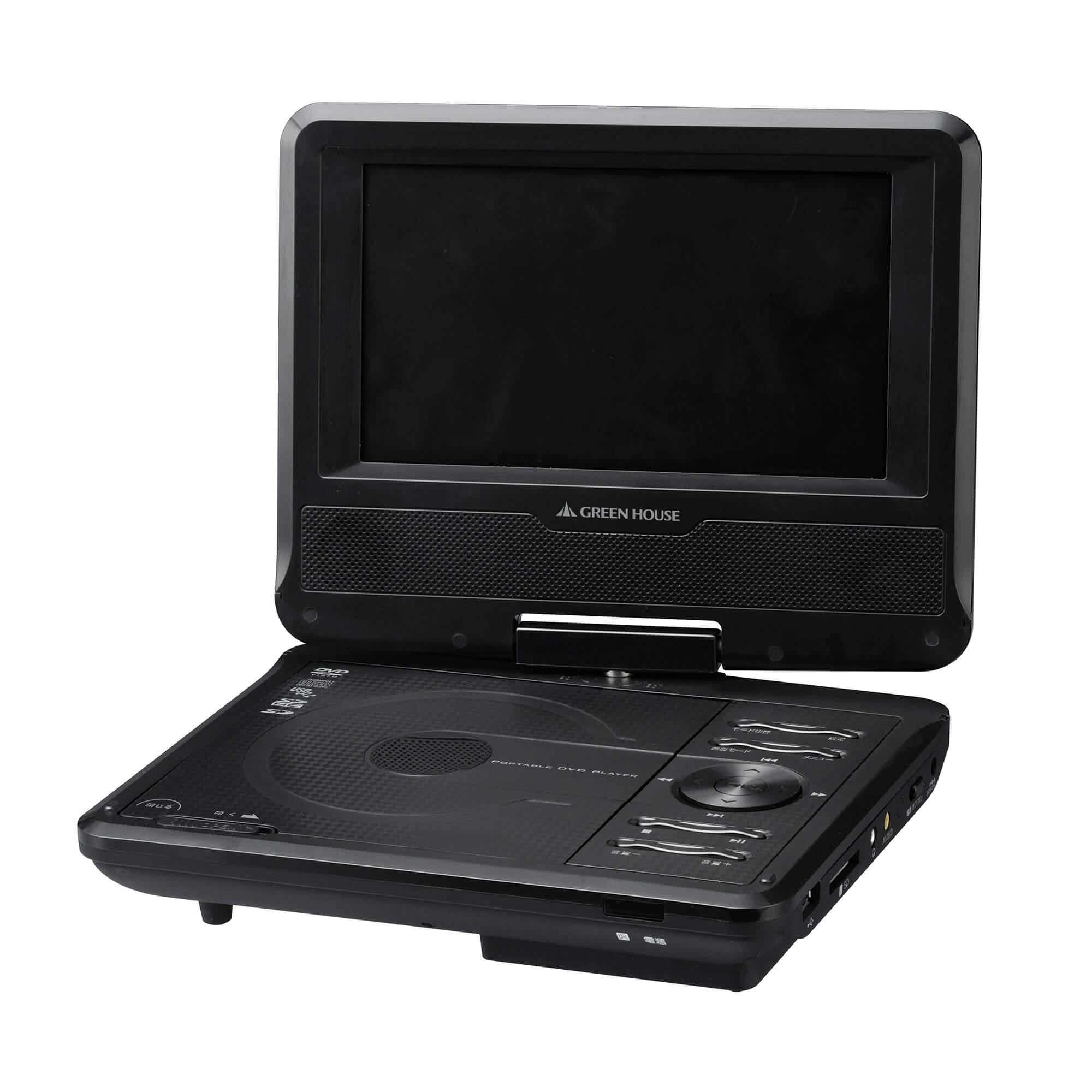 ポータブルブルーレイ・DVDプレーヤー, DVD | GH-PDV7G-BK | GREEN