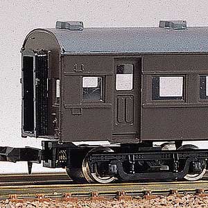 11003＞着色済み オハフ61形（茶色）｜エコノミーキット｜Nゲージ鉄道