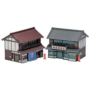 2160＞商家 入母屋｜ストラクチャーキット｜Nゲージ鉄道模型のグリーン