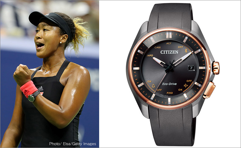 シチズン(CITIZEN) 全米オープンテニス優勝の大坂なおみ選手の試合着用