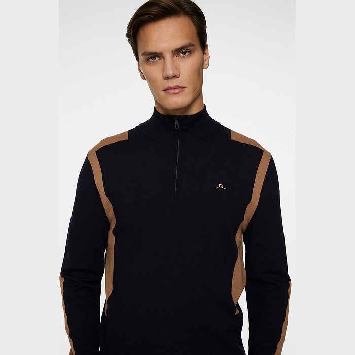 J.LINDEBERG（ジェイリンドバーグ）ショルダーブリッジハーフジップ