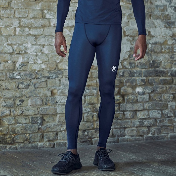 SKINS（スキンズ）SERIES-1 メンズロングタイツ ネイビー(44 ネイビー