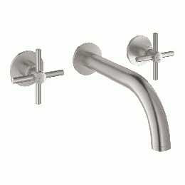 2ハンドル壁出洗面混合栓(吐水口寸法180mm)｜製品情報｜GROHE(グローエ