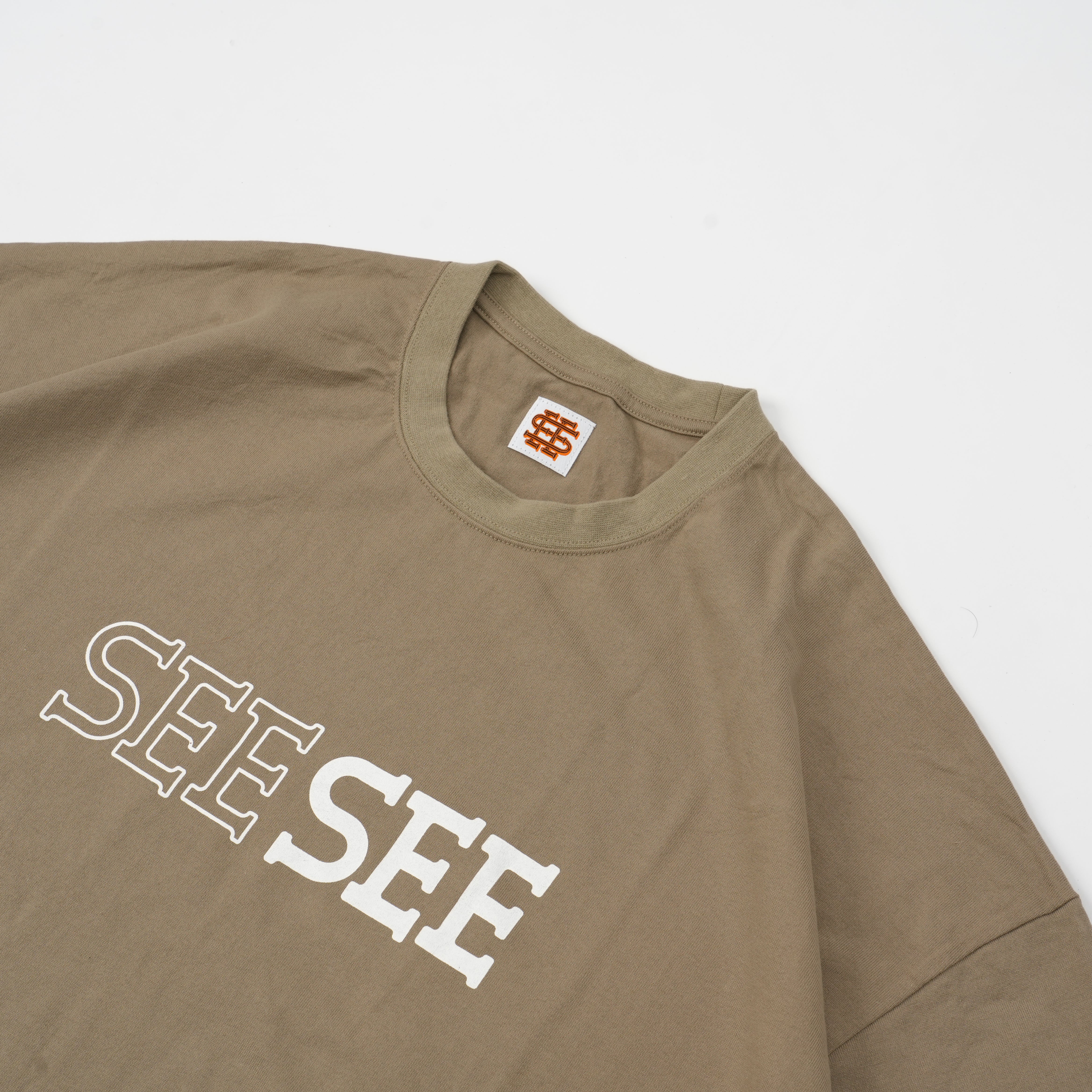 SEE SEE SUPER BIG FLAT LS TEE W DRAWSTRINGS