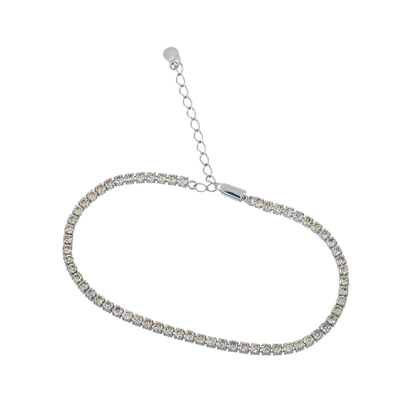 GSTV PT900/PT850 ブラウンダイヤモンド シルキータッチ ブレスレット