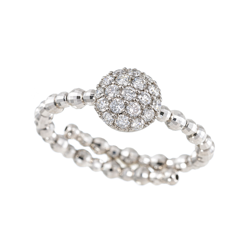 GSTV PT950 ダイヤモンド 円満 フリーリング D 約0.25ct #10-#18