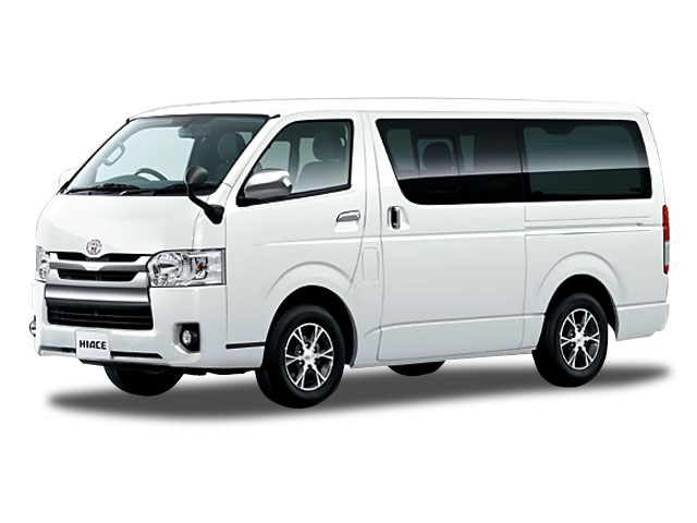 ハイエースバンロングボディ 5ドア 標準ルーフ ジャストロー 3/6人 DX